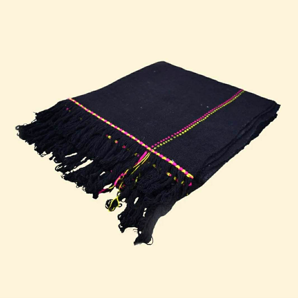 Traditional Pure Woolen Ghongadi - Black