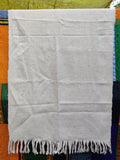 Jawal/Virgin Wool White Ghongadi