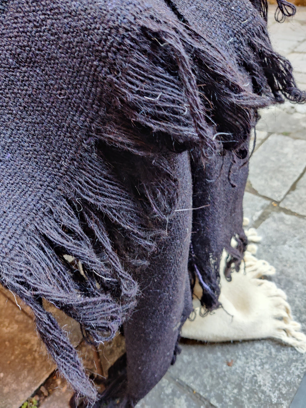 Jawal/Virgin Wool Black Ghongadi