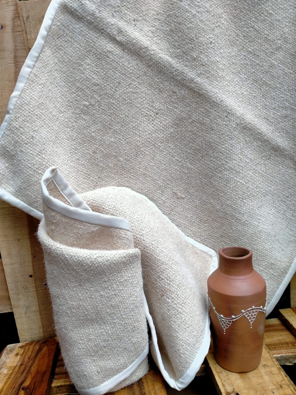 Jawal Aasan - White (Pack of 2)